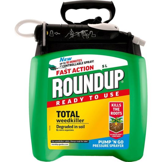 Roundup® Fast Action Ready To Use Weedkiller Pump 'N' Go 5 Litres