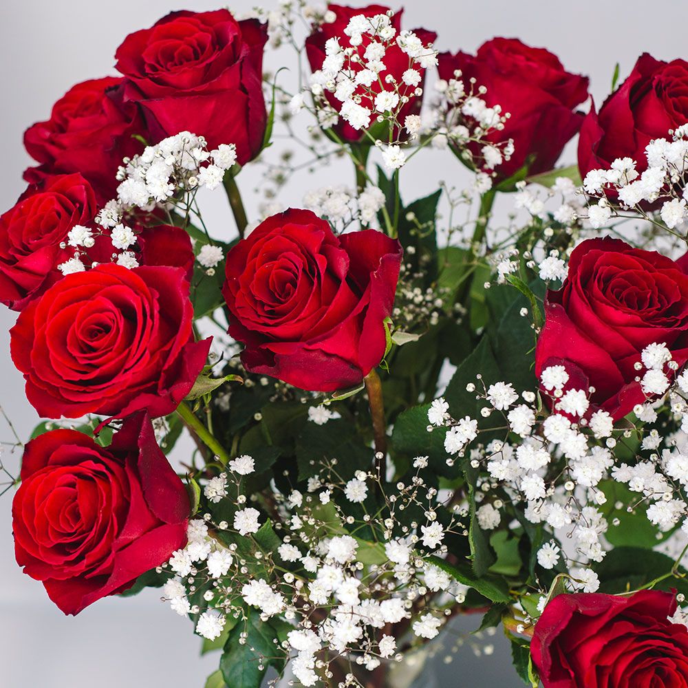 Traditional Red Roses Bouquet