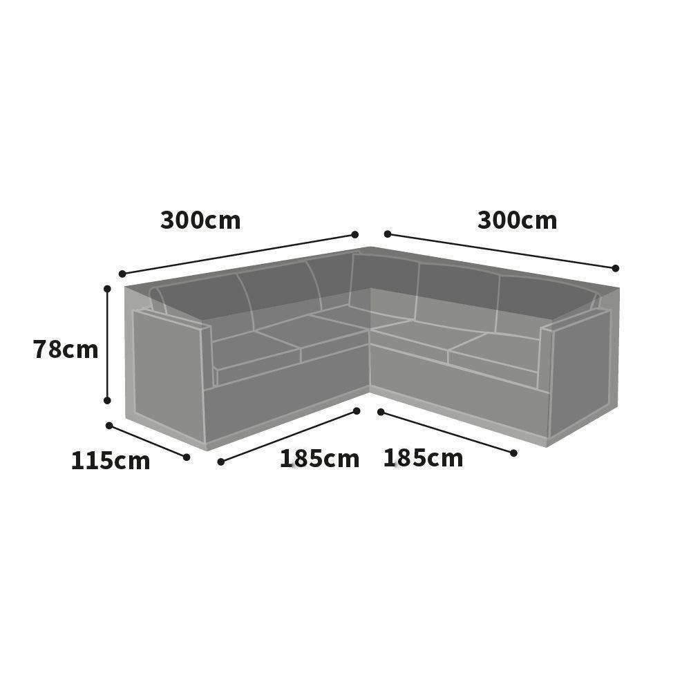 Bosmere Ultimate Protector Modular L Shaped Sofa Cover 3m