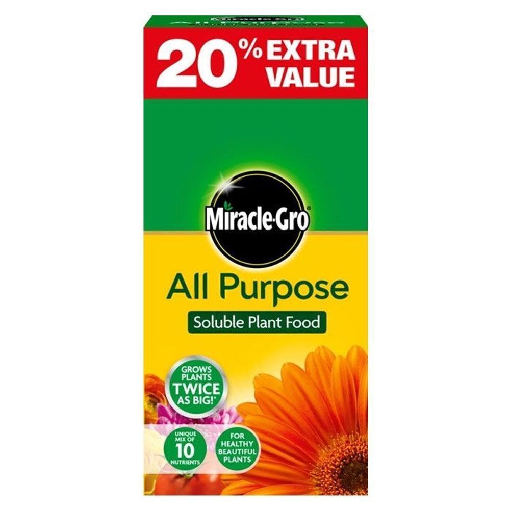 Miracle-Gro All Purpose Soluble Plant Food 1kg + 20% Extra Free