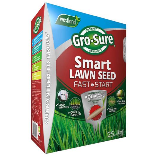 Gro-Sure Smart Lawn Seed Fast Start 25m2
