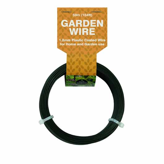Garland 50m Garden Wire 1.2mm Plastic Coated