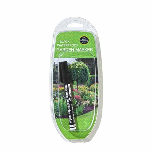 Garland Black Waterproof Garden Marker