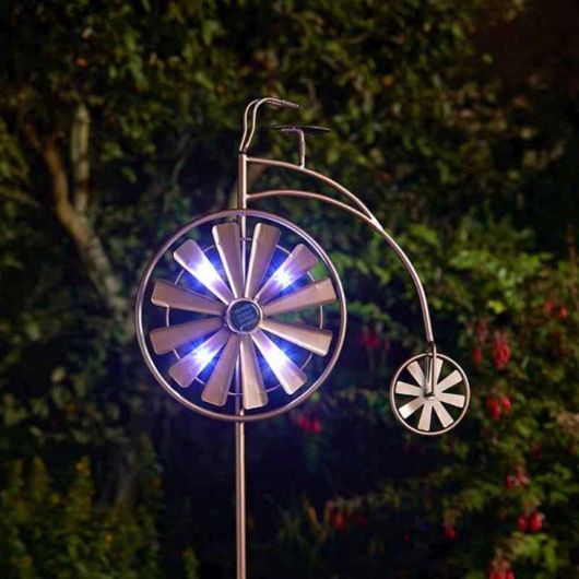 Smart Garden Solar Windspinner - Penny Farthing