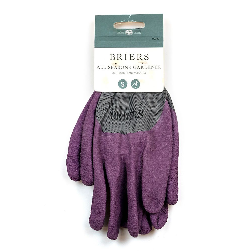 Briers All Seasons Gardener Gloves Aubergine - Small