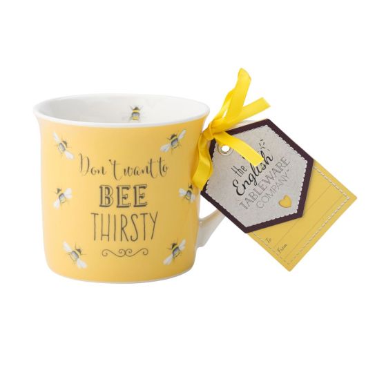 Bee Happy Fine China Mug - Don't want to Bee Thirsty