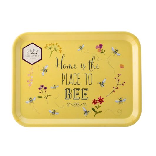 Bee Happy - Large Melamine Gloss Tray
