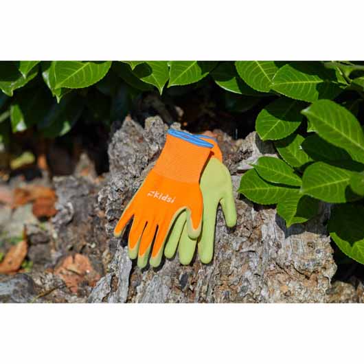 Junior Diggers Gloves Orange & Green