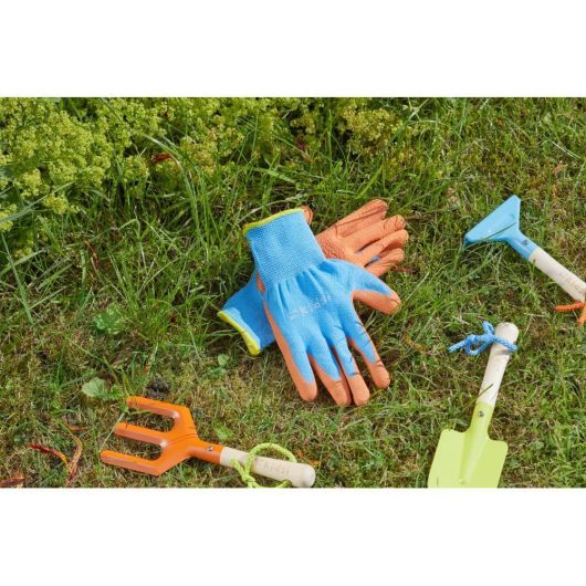 Junior Diggers Gloves Orange & Blue