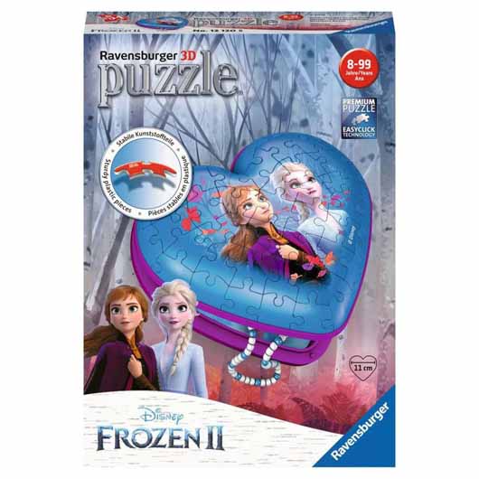 Frozen 2 Heart Shaped 3D Puzzle 54 Piece