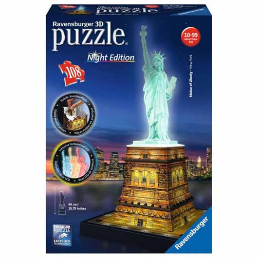 Statue of Liberty Night Edition 3D Puzzle 216 Piece