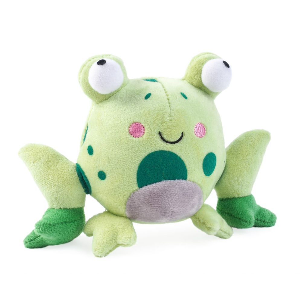 Zoon Squeaky Plush Veggie Frog