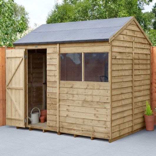 Overlap 8x6 Reverse Apex Shed (Direct Delivery)