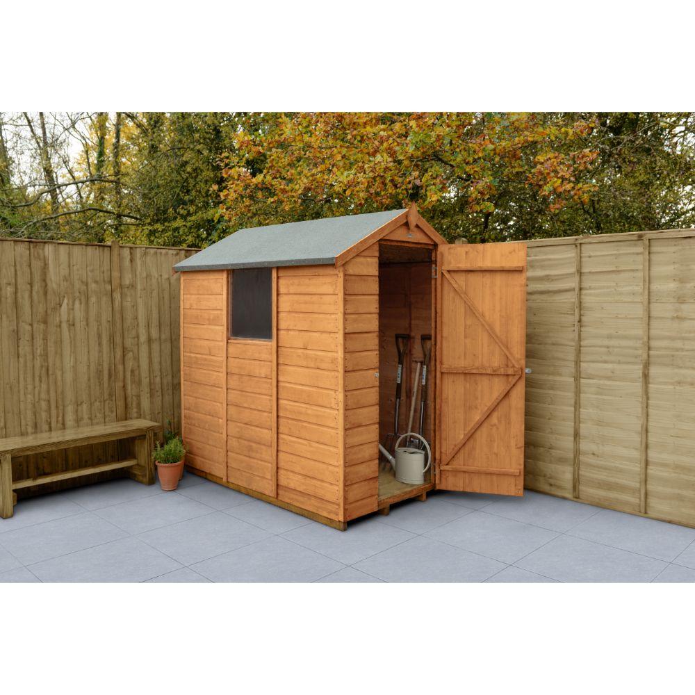 Shiplap Dip Treated 6x4 Apex Shed (Direct Delivery)