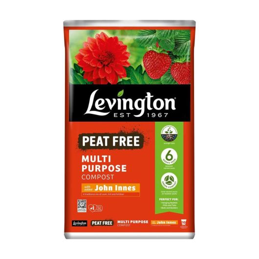 Levington Multi-Purpose Peat Free Compost 50L (45 Bag Pallet)