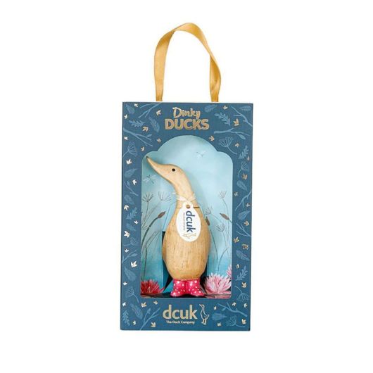 DCUK Dinky Duck with Spotty Wellies - Pink