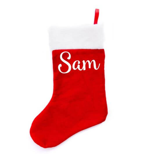 Personalised Christmas Stocking - Sam | Garden Store Online