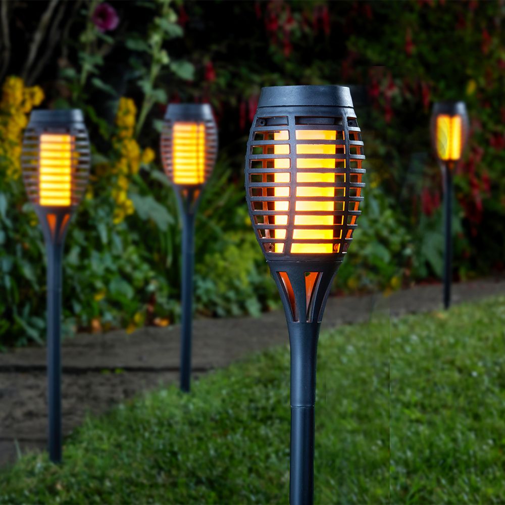 Smart Garden Party Flaming Torch Black 47cm - Pack of 5