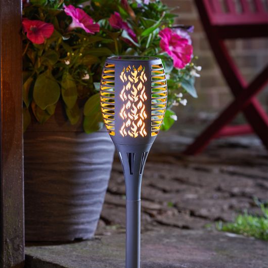 Smart Garden Flaming Torch Black 75cm