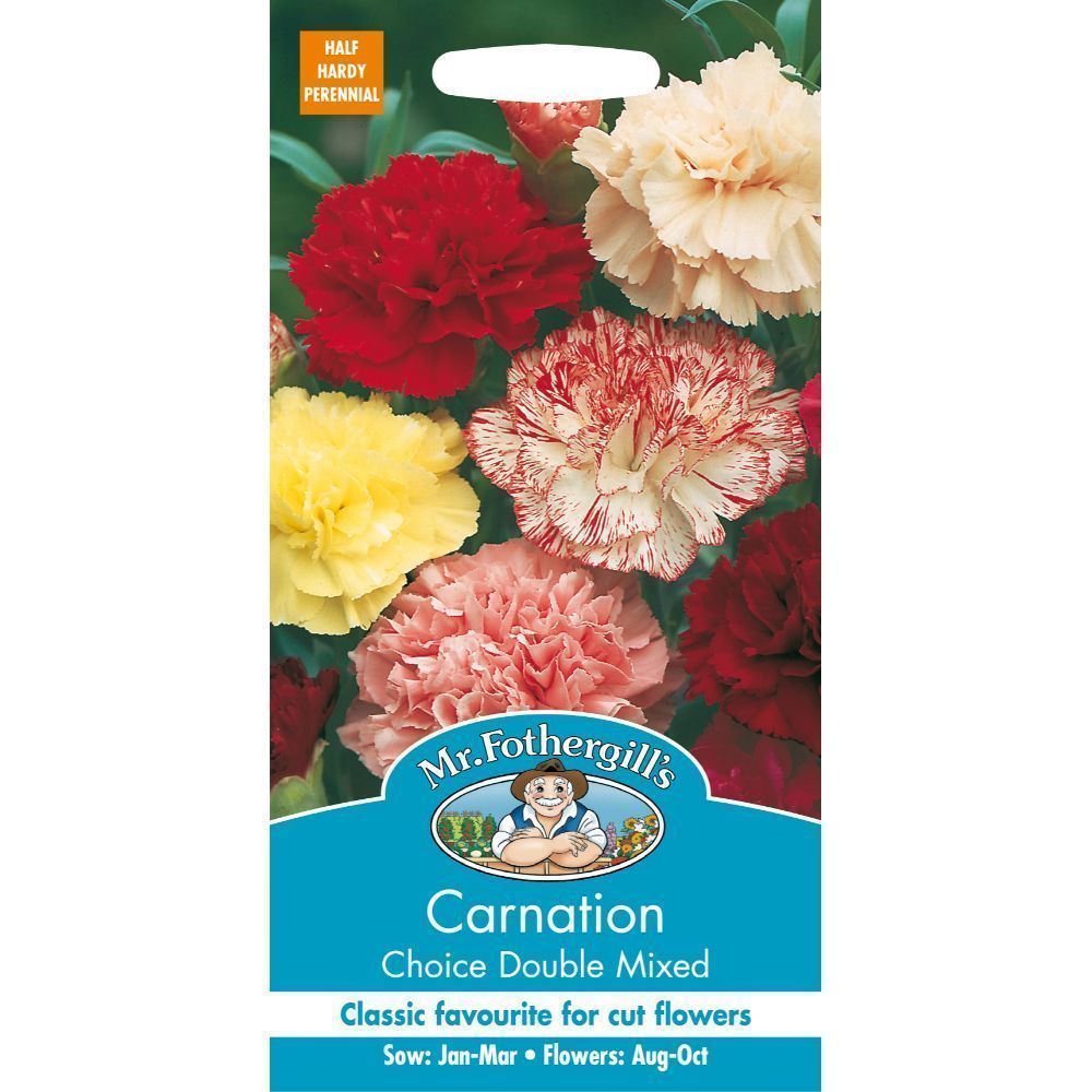 Mr Fothergill's Carnation Choice Double Mixed