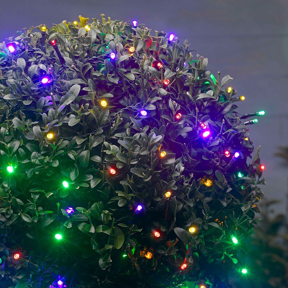 Smart Garden LED Solar String Lights x50 Multicolour