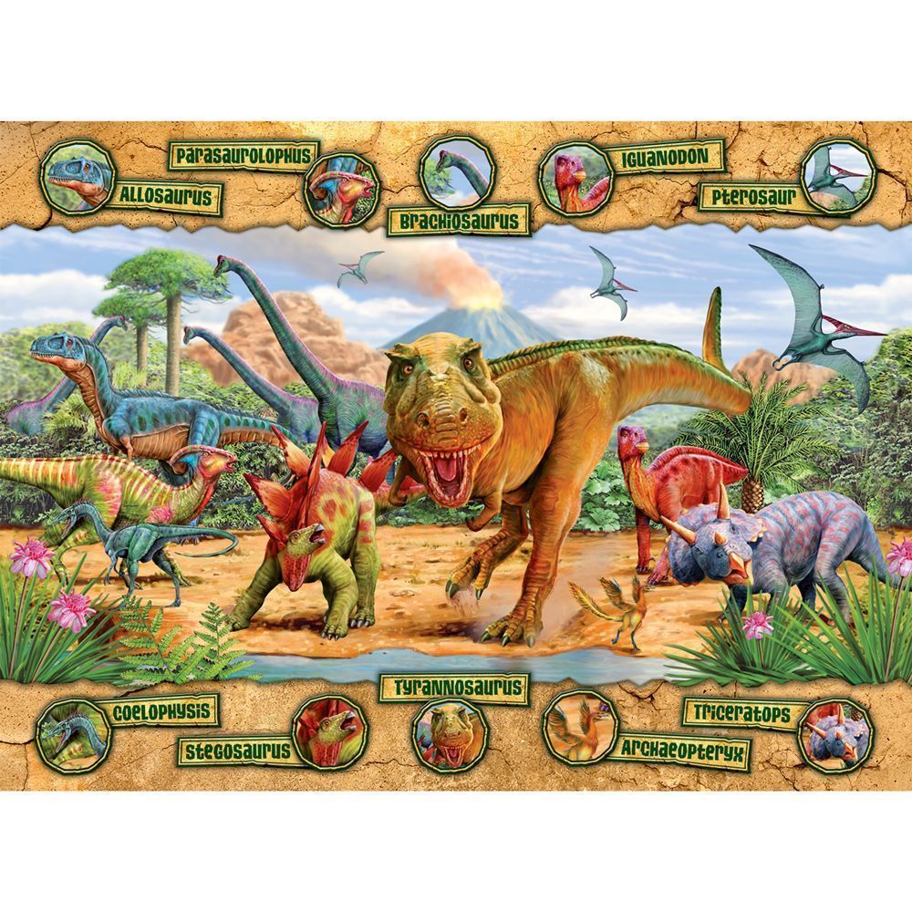 Dinosaurs Jigsaw Puzzle - 100 XXL Pieces