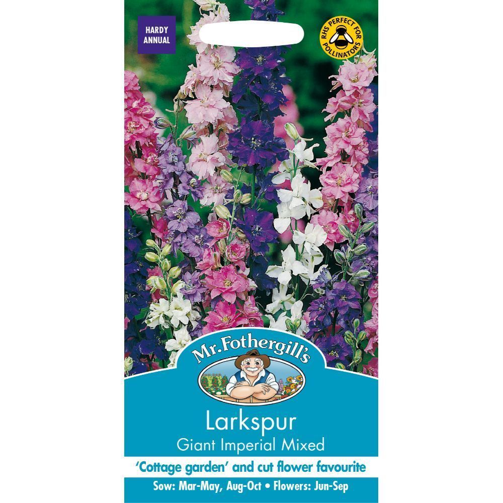 Mr Fothergills Larkspur Giant Imperial Mixed