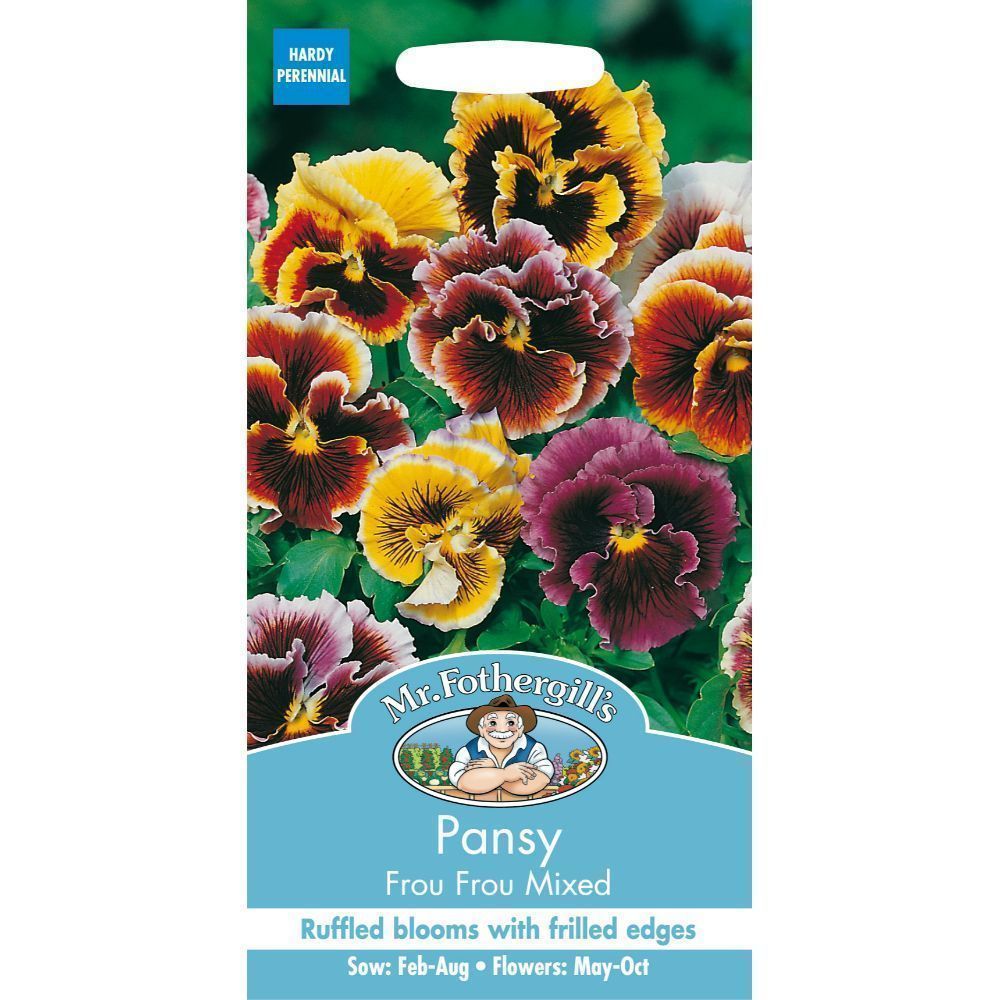 Mr Fothergills Pansy Frou Frou Mixed