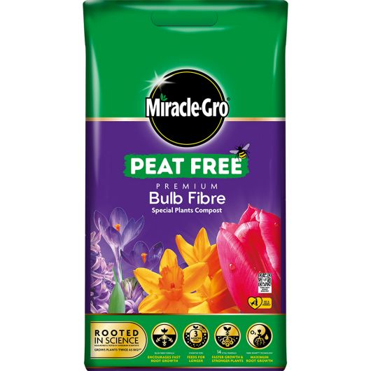 Miracle-Gro® Peat Free Premium Bulb Fibre Enriched Compost 10L
