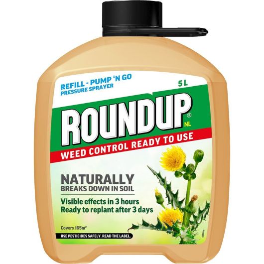 Roundup® NL Weed Control Ready to Use 5 Litres Refill