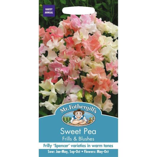 Mr Fothergill's Sweet Pea Frills & Blushes