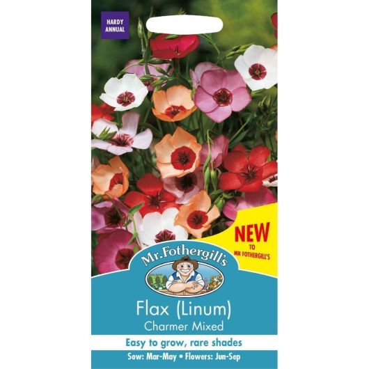 Mr Fothergill's Flax Linum Charmer Mixed