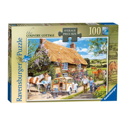 The Country Cottage Jigsaw Puzzle - 100 Larger Pieces
