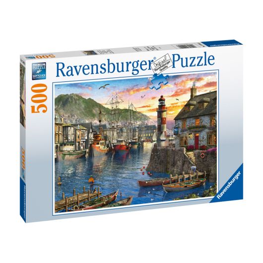 Sunrise at The Port Jigsaw Puzzle - 500 Pieces