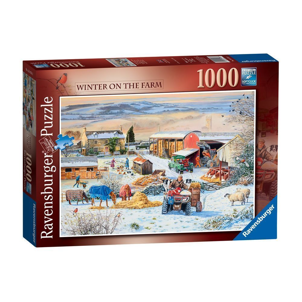 Winter on the Farm Jigsaw Puzzle - 1000 Pieces