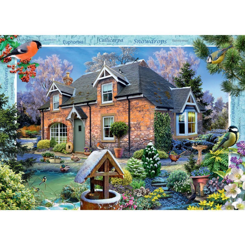 Snowdrop Cottage Jigsaw Puzzle - 1000 Pieces