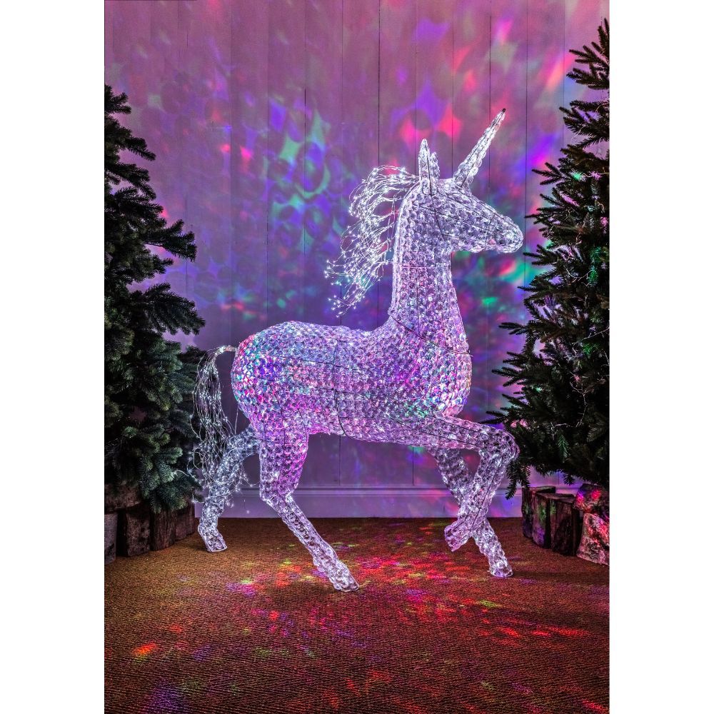 Noma 1.6m Jewelled Northern Lights Unicorn | Garden Store Online