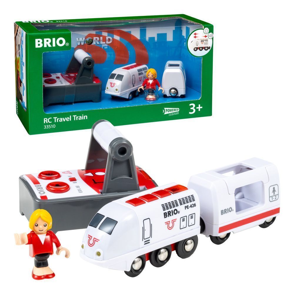 brio world remote control travel train