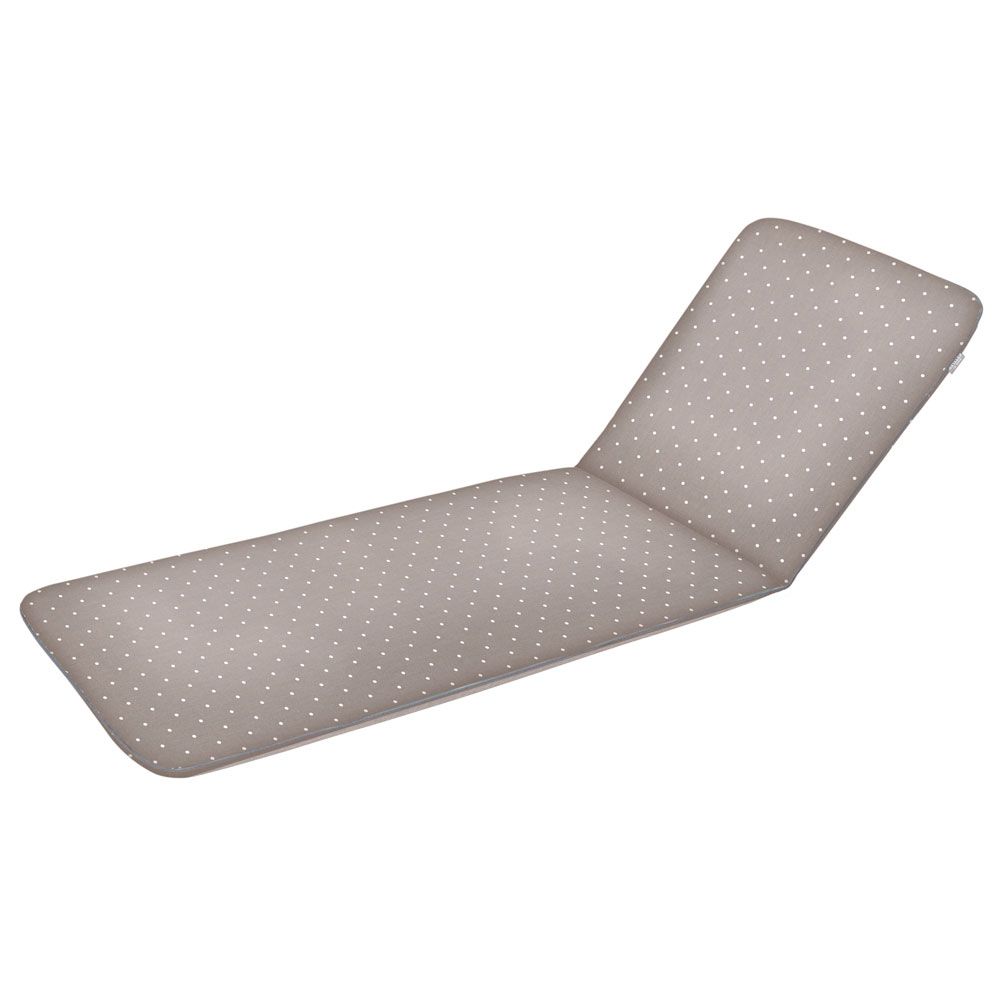 Kettler Novero Sunlounger Cushion in Polka Dot Stone