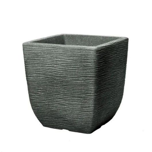 Cotswold Square Planter Marble Green 38cm