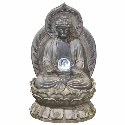 Meditating Buddha inc LEDS