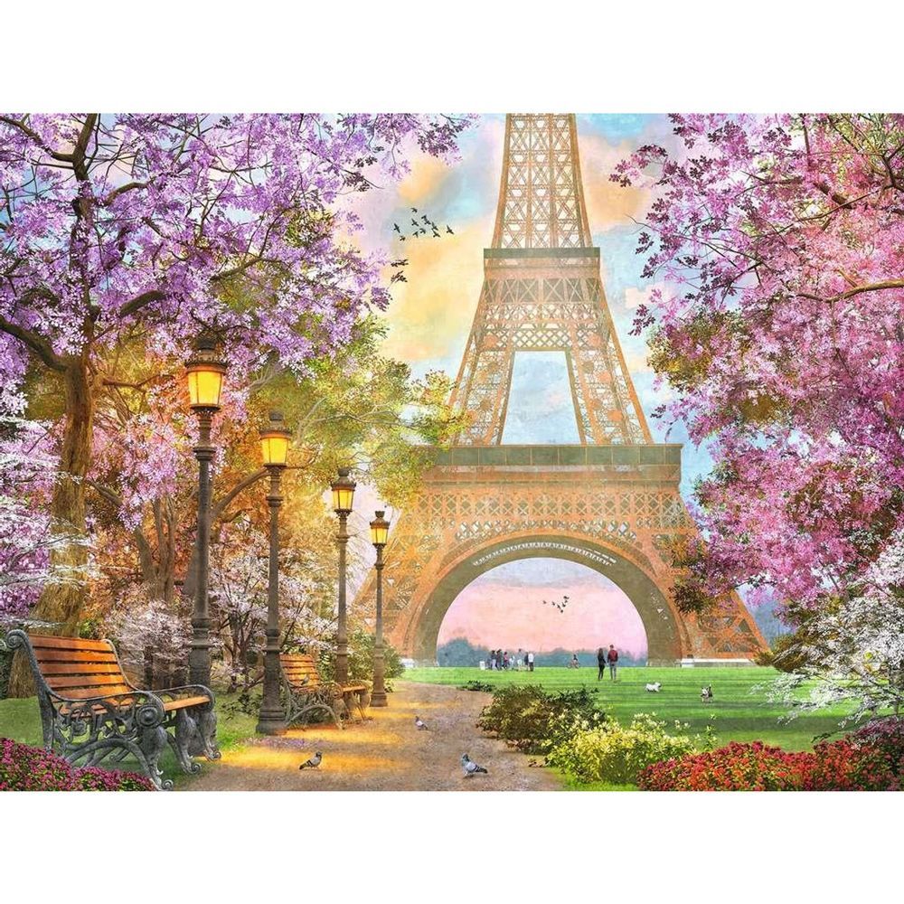 Paris Romance Jigsaw Puzzle - 1500 Pieces