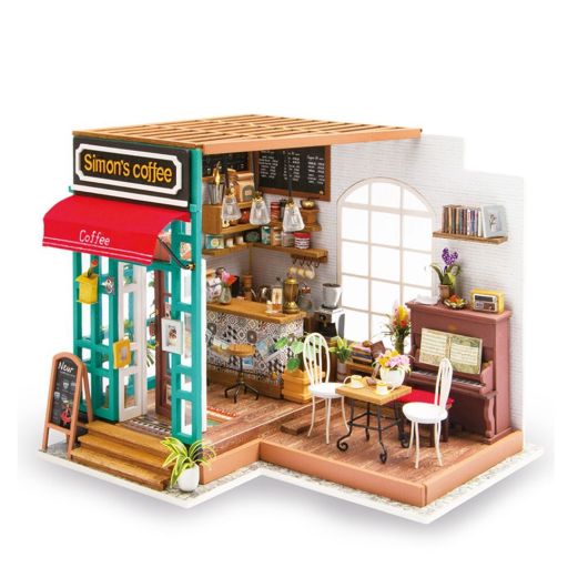 Robotime DIY Model Simon's Coffee Shop