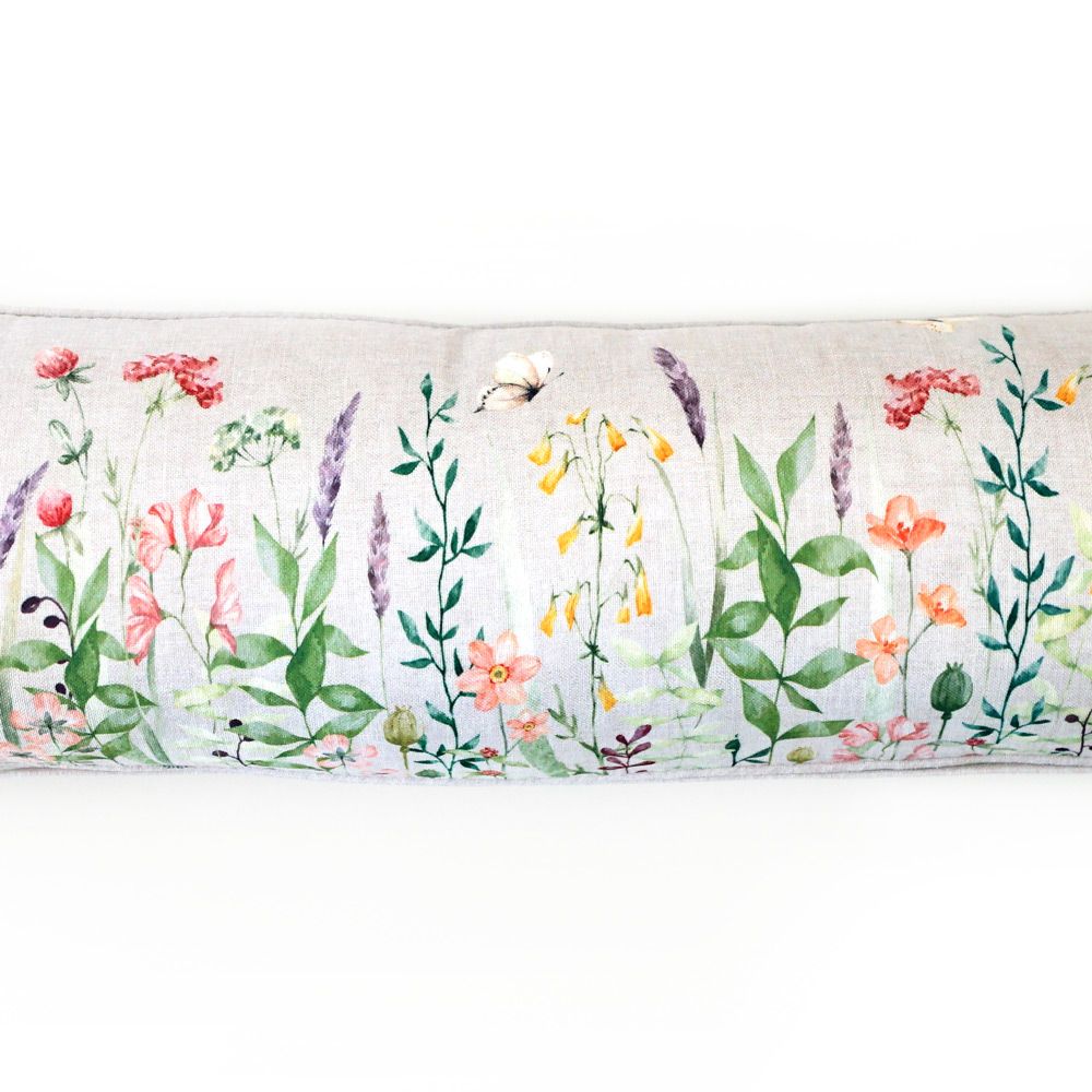 Spring Blooms Draught Excluder - Natural