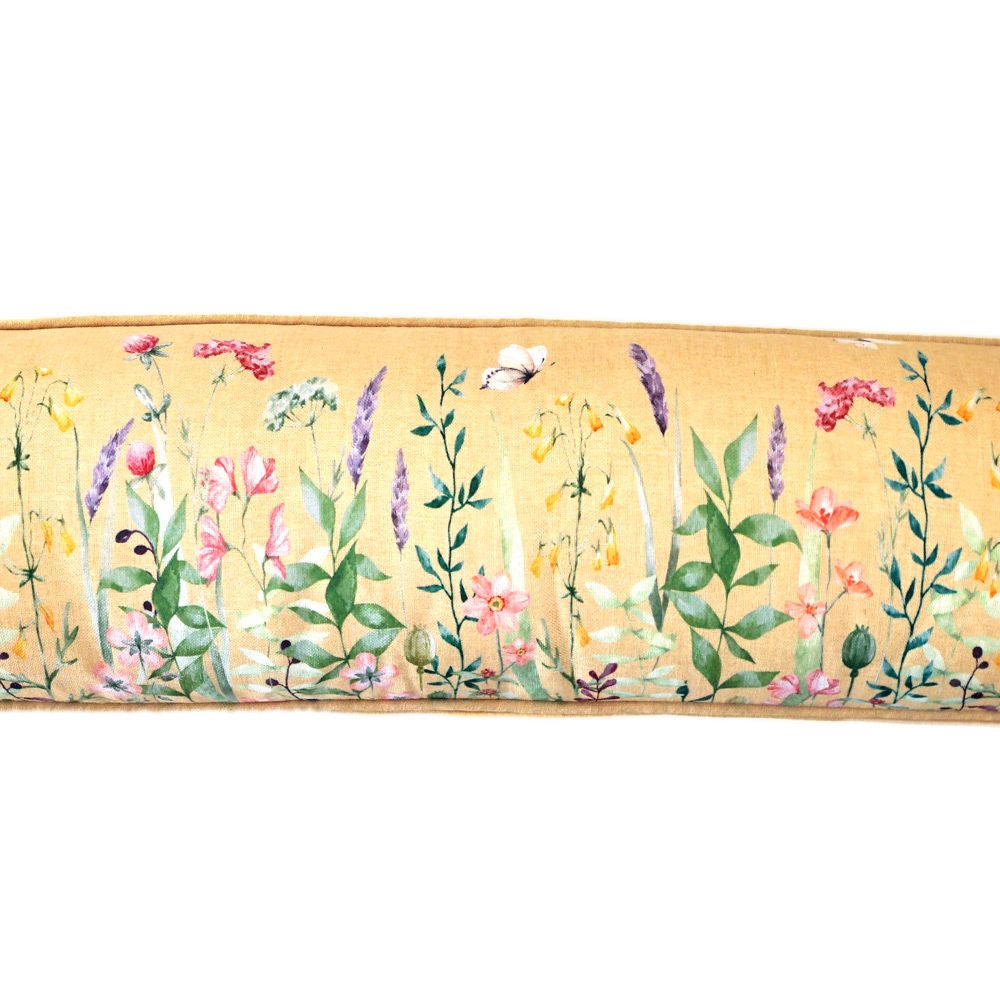 Spring Blooms Draught Excluder - Ochre
