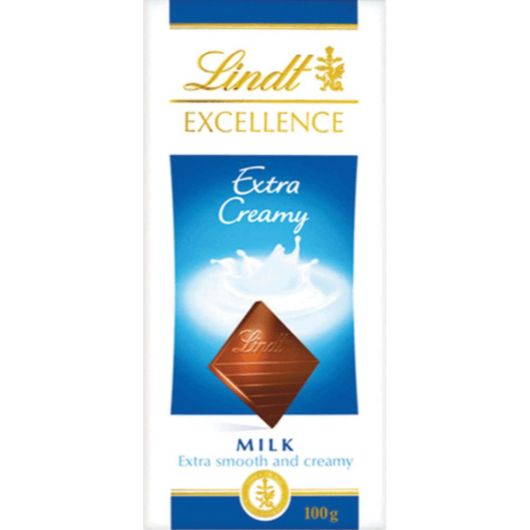 Lindt Excellance Bar Extra Creamy 100g