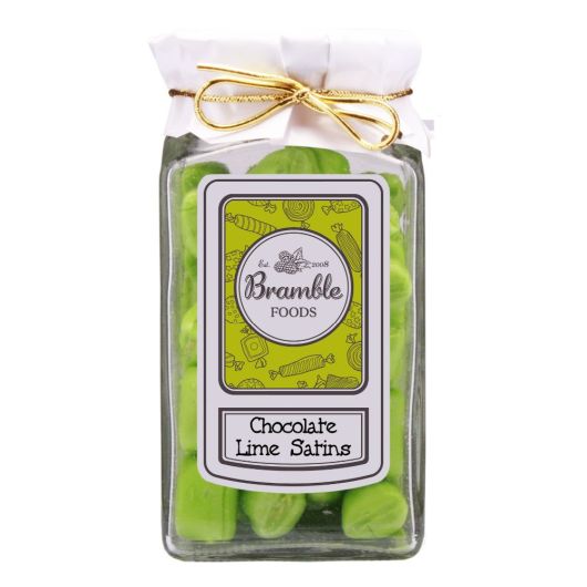 Bramble House Chocolate Lime Satins Gift Jar 200g