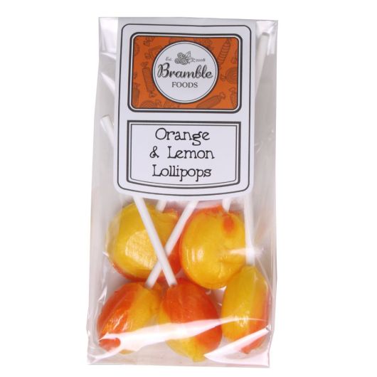 Bramble House Orange & Lemon Lollipops 5 Pack