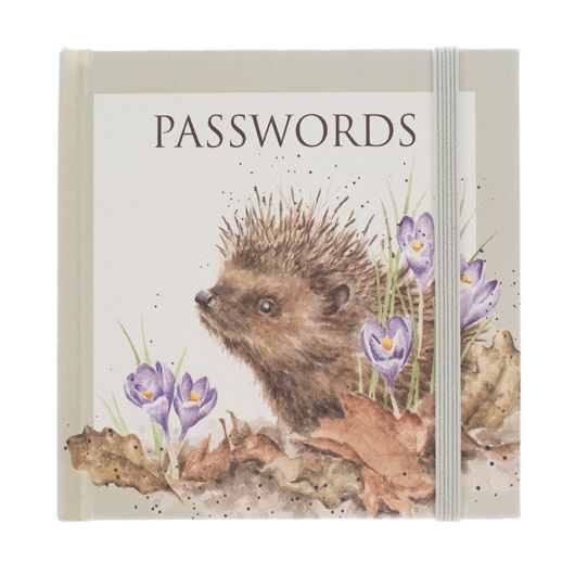 Wrendale Designs Password Book - Hedgehog