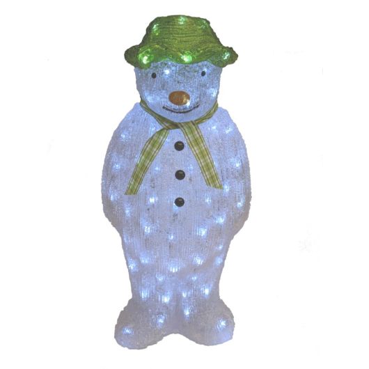 Snowtime Acrylic The Snowman 55cm | Garden Store Online
